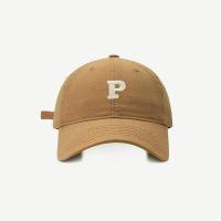 ราคา ZHC หมวกเบสบอลสไตล์เกาหลี Pหมวกผ้าฝ้ายฟอกลายตัวอักษร (20016663776)