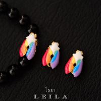 ราคา Leila Amulets แมลงภู่คำหลวง Baby Leila Collection รุ่น Pride Month พร้อมกำไลหินฟรีตามรูป (19731024057)
