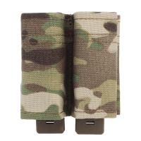 ราคา IDOGEAR Tactical Double Magazine Pouch 9MM MOLLE Mag Holder with Hard Insert Carrier Quick Draw F 04 Outdoor Wargame Ranger Green Gears (18959898135)