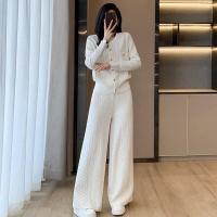 ราคา ชุดสูท2ชิ้นสำหรับผู้หญิงชุดกางเกงเสื้อโค้ตสตรีชุด2ชิ้นเสื้อแบบลำลองกางเกงขาม้าใหม่ฤดูใบไม้ผลิและฤดูร้อน (18929951169)