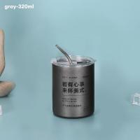 ราคา KS กระติกน้ำร้อนสแตนเลส ขนาด 600 มล 320 มล แก้ว 7 11 ฉนวนกันความร้อนแบบอเมริกัน ฉนวนกันความร้อนรถยนต์ ถ้วยอุ่นสำหรับกาแฟเย็น (19596156675)