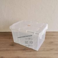 ราคา กล่องใส่ของ 1404ใส พิเศษ ฝาปิดใส หูล๊อค 1404 บริการเก็บเงินปลายทาง (15967329761)