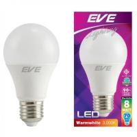 ราคา EVE หลอด LED A60 8 วัตต์ Warnwrite E27 แพ็ค 6 หลอด A43 (100653933)
