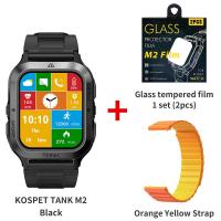 ราคา 2023 Original KOSPET TANK M2 5ATM IP69 100M waterproof Smart Watch Sport Fitness Tracker Men Women Health care Smartwatches Bluetooth Calling 24hours Sleep monitoring (17355045500)