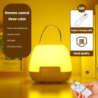 ราคา โคมไฟตั้งโต๊ะ โคมไฟ พร้อมนาฬิกาดิจิตอล Creative รีโมทคอนโทรลไฟกลางคืนเห็ดใหม่แสงนาฬิกา Led ชาร์จโคมไฟตั้งโต๊ะ4W Tricolor สามารถ Timed (12130662634)