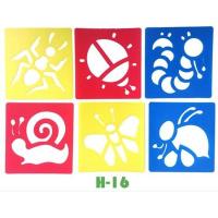 ราคา 6PCS LOT Outspace Star drawing template stencil Kids art stencils Drawing board Early learning educational art 14x15cm 18 design Rulers Stencils (20277125743)