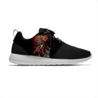 ราคา Slayer Heavy Metal Rock Band Fashion Novelty Cool Sport Running Shoes Lightweight Breathable 3D Printed Men women Mesh Sneakers (11354707851)