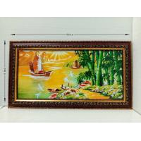 ราคา ภาพมงคล กรอบมงคล กรอบรูปภาพภาพวิวมงคล ขนาดใหญ่กว้าง 34 ซ ม ยาว 62 ซ ม พร้อมกรอบไม้โพลีสีทอง กรอบรูปวิวมงคล (11434492549)