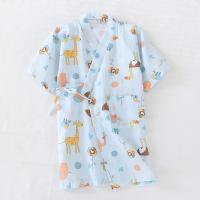 ราคา ชุดกิโมโนสไตล์ญี่ปุ่นผ้าสาลูคอตตอนแท้สำหรับเด็กหญิงและเด็กชายชุดนอนชุดคลุมอาบน้ำแบบบางใส่ช่วงฤดูร้อนสำหรับเด็กชุดซาวน่า (14216147801)