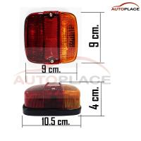 ราคา ทรงโครมเหลี่ยม ไฟท้ายตุ๊กๆ ไฟท้ายสามล้อมอเตอร์ไซค์พ่วงข้างซาเล้งไฟท้าย หลังเรียบ ฝาแดง เหลือง ติดเอนกประสงค์ 008 (16616947207)