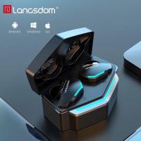ราคา Langsdom G30 หูฟังบลูทูธเล่นเกมส์ มาพร้อม Game Mode บลูทูธ 5 0 หูฟังไร้สาย (15742465164)