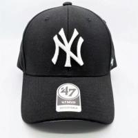 ราคา MLBˉ Official NY MZ 47 New York Yankees Black Hardtop NY baseball cap (19757390936)