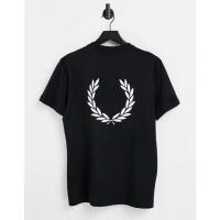 ราคา Fred Perry Back Logo T Shirt in Black (19790928035)