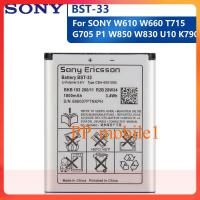 ราคา Sonyเดิมเปลี่ยนแบตเตอรี่BST 33สำหรับSONY W610 W660 T715 G705 P1 U1 W850 W830 U10 K790แบตเตอรี่ของแท้950MAh (18385507441)