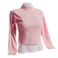 ราคา เสื้อคอเต่าแขนยาว เอวลอย เสื้อครอปเอวลอย (12295390989)