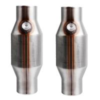ราคา 2 5inch Spun Universal Catalytic Converter High Flow Stainless Steel 425250 Exhaust Catalytic Converter (17473925317)