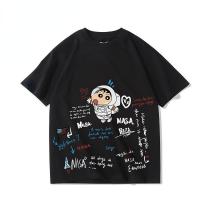 ราคา START Crayon Shinchan T shirt เสื้อยืดเครยอนชินจังCrayon Shin Chan T shirt เสื้อยืดแขนสั้นชาย Crayon Shinchan Joint NASA นักบินอวกาศแฟชั่นแบรนดสินค (17295964431)