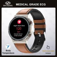 ราคา 2022 New ECG PPG Smart Watch Men Health Heart Rate Blood Pressure Watches IP67 Waterproof Sport SmartWatch Men For Huawei Xiaomi (18810988330)