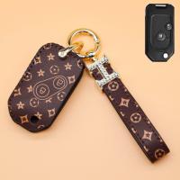 ราคา สำหรับ Honda All New City crv accord civic Keyless Remote Leather Car Key Cover (16583996478)