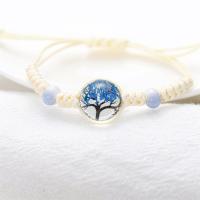 ราคา ใหม่เซรามิคลูกปัดสร้อยข้อมือคริสตัลลูกปัดสร้อยข้อมือแก้วลูกบอลดอกไม้แห้งสร้อยข้อมือคู่แฟนนักเรียนสร้อยข้อมือ (12619802523)