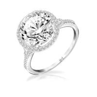 ราคา Merii แหวนเงินแท้ 925 ชุบโรเดียม ประดับเพชร CZ ดีไซน์คลาสสิก เม็ดเดี่ยวบ่าข้าง แหวนเพชรเม็ดเดี่ยว 100 Cuts 221R0089 01 (10873890962)