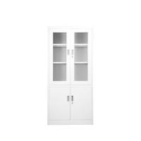 ราคา ตู้เหล็กบานเปิดสูงบนกระจก ทึบล่าง ตู้เหล็กบานเปิด ตู้เหล็กคุณภาพดี (13339539495)