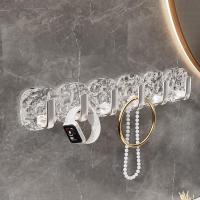 ราคา ชั้นติดผนังเสื้อโค้ทชั้นที่แขวนติดผนังสำหรับแขวนเสื้อคลุมกระเป๋ากุญแจตะขอแถวมี6เหยื่อปลอมตะขอคู่ที่จัดระเบียบที่แขวนผ้าขนหนุสำหรับห้องน้ำ (20598015090)