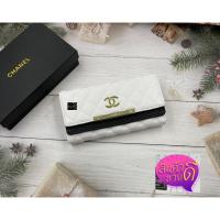 ราคา กระเป๋าสตางค์ผู้หญิงใบยาว ชาแนล แฟชั่นสุดฮิต สวย เรียบหรูดูแพง งานดี 100 ขนาด 7 5 นิ้ว มีหลายสีพร้อมส่ง (19468349114)