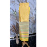 ราคา ผ้าไทยผ้าตัดชุด สีเหลือง จับเซ็ท 2 ชิ้น ผ้าถุง ผ้าทอพรีเมี่ยม ทอลายเต็มผืน สีไม่ตกผ้าไม่หดตัว ผ้าถุงผ้าซิ่น ผ้าตัดช (16599955879)