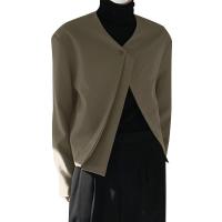 ราคา เสื้อสูทเบลเซอร์แขนยาวไม่มีปกกระดุมเม็ดเดียวแบบลำลองของคุณเกาหลีผู้ชาย (19985697123)