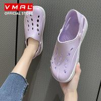 ราคา VMAL สลิปออนรองเท้าอุดตัน EVA รองเท้าแตะที่มีคุณภาพสูงผู้หญิงเดินชายหาดรองเท้าแตะผู้หญิง (18602137172)
