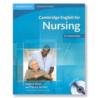 ราคา CAMBRIDGE ENGLISH FOR NURSING PRE INTERMEDIATE STUDENTS BOOK WITH AUDIO CD BY DKTODAY (11051077459)
