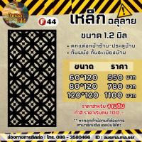 ราคา รั้วบ้าน ป้ายกำแพง เหล็กฉลุลาย หนา 1 2 มิล (20426913560)