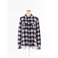 ราคา Forever 21 เสื้อเชิ้ตแขนยาว พิมพ์ลายตารางสีกรม ป้ายแบรนด์ระบุไซส์EUR S เนื้อผ้าเป็นขุยเล็กน้อย Preloved (20613824150)