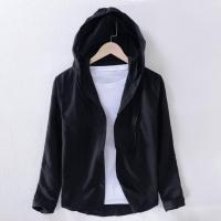 ราคา Hoo 2022เสื้อมีฮู้ดแขนยาวลำลองสำหรับผู้ชายผ้าฝ้ายและผ้าลินินวรรณคดีสดเสื้อเชิ้ตผ้าลินินลายทางสำหรับวัยรุ่น (17362685781)