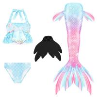 ราคา สาวหางนางเงือกชุดว่ายน้ำสีชมพูสำหรับเด็กความสูง100 155เซนติเมตรหางปลาเครื่องแต่งกายชุดของขวัญคอสเพลย์สามารถเพิ่ม Monofin (15630393724)