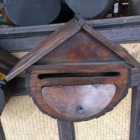 ราคา ตู้จดหมาย ตู้รับจดหมาย ตู้ไปรษณีย์ ไม้สัก ทรงโค้ง Mail Box Letterbox Postbox (14311967498)