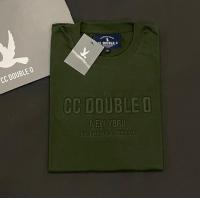 ราคา เสื้อยืดแขนสั้นงานปัก CC OO งานป้าย No 43 ผ้า cotton 100 ใส่ได้ทั้งชายและหญิง S M L XL (11759656132)