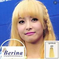 ราคา Berina Hair Color เบอรีน่า สีย้อมผม สีผมเบอริน่า เปล่งประกาย ติดทนนาน ปิดผมขาว A33 40 (14834523986)