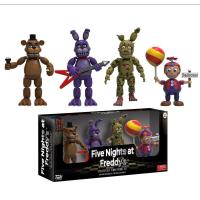 ราคา Hot 4ชิ้นเซ็ต FNAF Bear S Midnight Harem Five Nights Joint Movable เกมที่ถอดออกได้อุปกรณ์ต่อพ่วง Hand Office Boy Five Nights At Freddy S (20297886425)