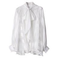 ราคา เสื้อแขนยาวคอผูกโบว์ (19966105353)