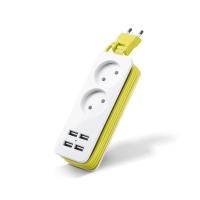 ราคา ปลั๊กไฟฟ้าปลั๊กยุโรปยาว1 5เมตรเต้าเสียบปลั๊กไฟ4ช่องเสียบไฟฟ้าอะแดปเตอร์แปลงไฟฟ้าช่องเสียบชาร์จ AC แบบพกพา (21170147622)