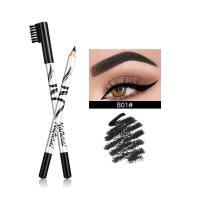 ราคา 1pc Eyebrow Pen Cosmetic Makeup Wooden Eyebrow Pencil with Brush Cap Long Lasting Eyebrow (18075926593)