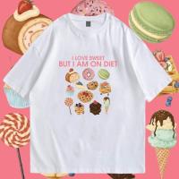 ราคา พร้อมส่ง เสื้อ I LOVE SWEET กุชชี่ นอร์ธเฟซ ผ้าCotton 100 มีสองสี ส่งไววันต่อวันจ้า (18707328924)