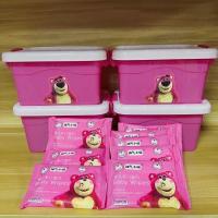 ราคา ทิชชูเปียกลายหมีลอตโซ่ กล่อง10แพค ยกลัง 5กล่อง (18341299243)