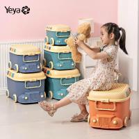 ราคา YEYA กล่องเก็บของเล่นเด็ก กล่องเก็บของในครัวเรือน กล่องจัดระเบียบรถ กล่องเก็บขนมเสื้อผ้าเด็กทารก กล่องเก็บของขนาดใหญ่ หลากหลายสี กล่องเก็บของเล่น กล่องเก็บของต่างๆ กล่องเก็บของพลาสติก พร้อมฝาปิด กล่อง