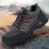 ราคา รองเท้าทำงานของผู้ชายรองเท้าเดินป่าขนาดใหญ่กีฬากลางแจ้งและรองเท้าลำลองรองเท้าผู้ชายแบบผูกเชือกต่ำในฤดูใบไม้ผลิและฤดูใบไม้ร่วงใหม่ (21017253302)
