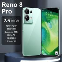 ราคา โทรศัพท์มือถือ 0PPQ Reno8 Pro 5G smartphone เต็มหน้าจอ7 5นิ้ว กล้อง HD โทรศัพท์เล่นเกม มีเมนูภาษาไทย รองรับแอปธนาคารได้ ปลดล็อคด้วยใบหน้า ระบบนำทาง GPS ใส่ได้สองซิม โทรศัพท์บางๆ ทำงานได้เร็ว ส่วนลด มื