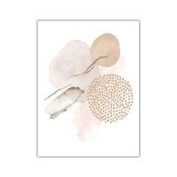 ราคา Modern Abstract Artwork Beige Pink Geometric Canvas Painting Boho Poster Print Wall Art Ideal For Bedroom Living Room Home Decor Unique Design High Quality Material 1018 (20720211070)