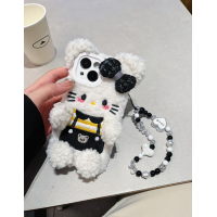 ราคา การ์ตูนตุ๊กตาน่ารักสายคล้องคอ Hello Kitty Case สำหรับ iPhone14ProMax White Plush Case สำหรับ iPhone15 Love Beads String Case สำหรับ iPhone13Pro สเตอริโอโบว์โทรศัพท์กรณีสำหรับ iPhone12ProMax (207716023